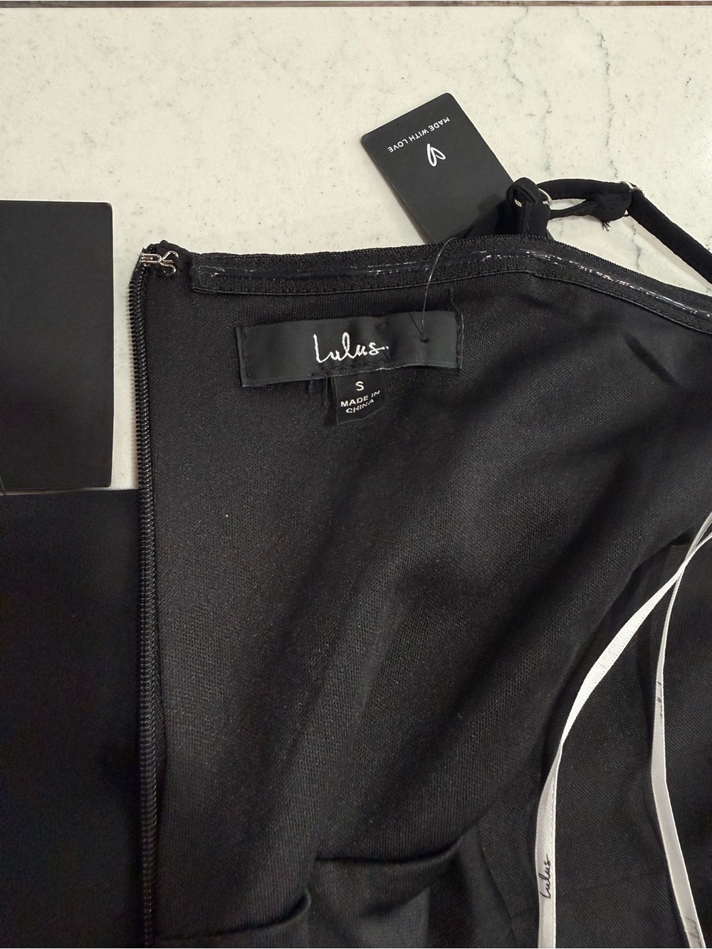 Lulus Cause For Commotion Black Maxi Dress Small Pleated Bustier Formal NWT - Picture 11 of 13